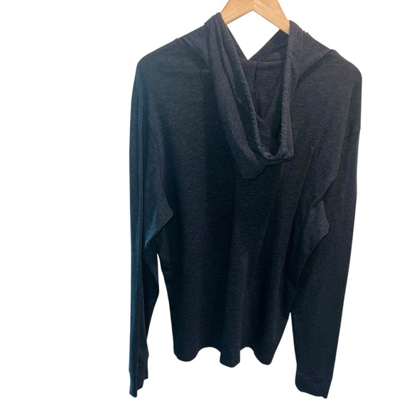 Atlanta Braves ’47 Brand Navy Lightweight Hoodie Large A Logo Size XL - Picture 2 of 3